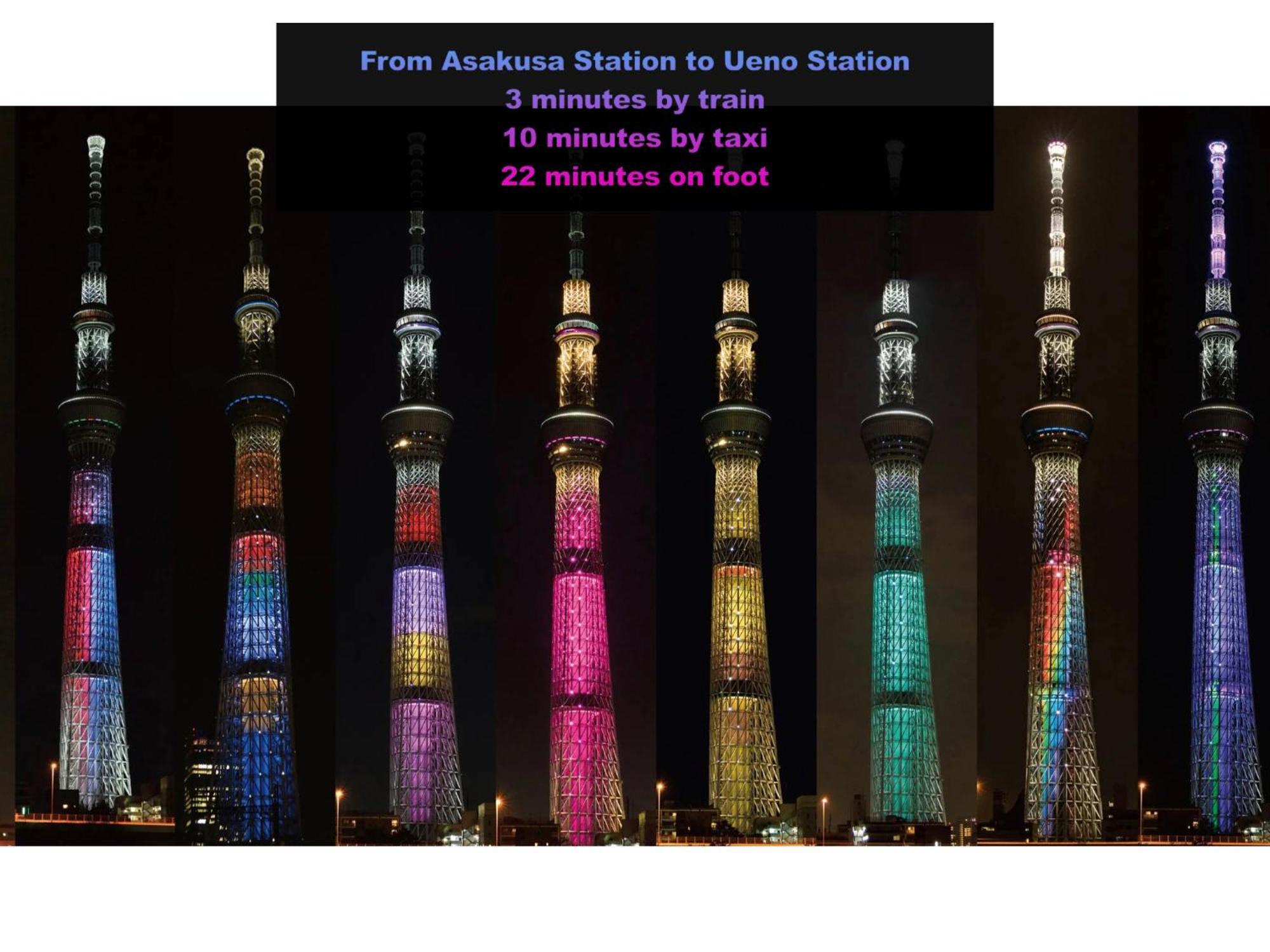 Skyterrace Love Asakusa Downtown Tokyo Exterior photo