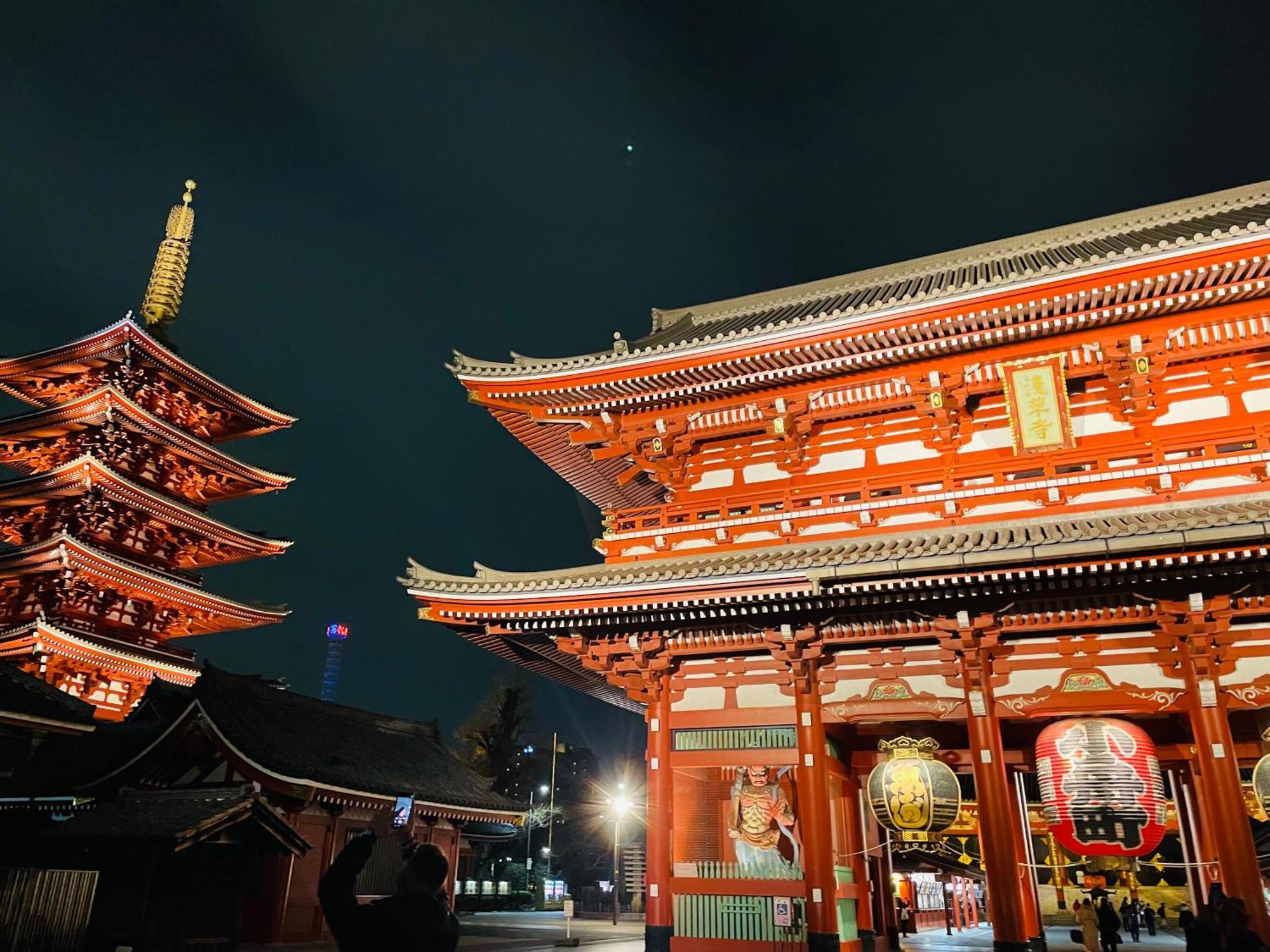 Skyterrace Love Asakusa Downtown Tokyo Exterior photo